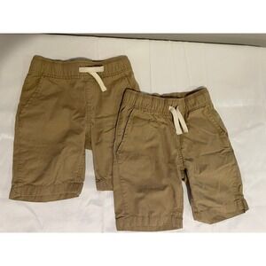 Children's Place Boys Khaki Uniform Shorts Elastic Waist Size 5